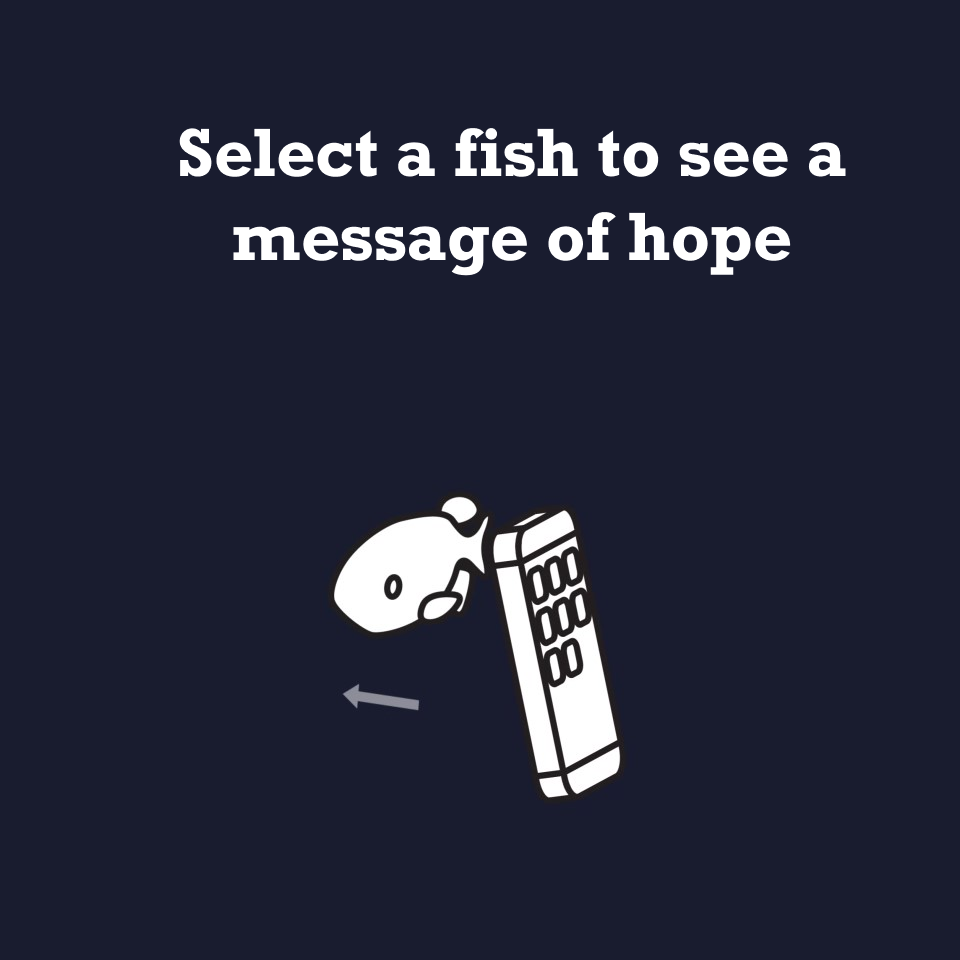 Still from the motion graphic showing a phone moving close to the smart object.